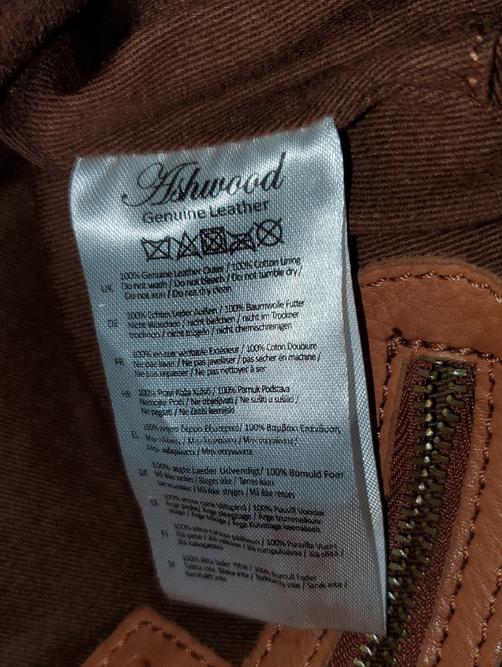 Ashwood Leather Studded Pockets Crossbody Bag - Picture 5 of 16
